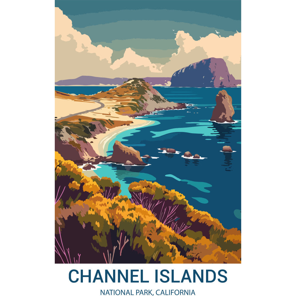 National Parks Posters Fabric Panel 5