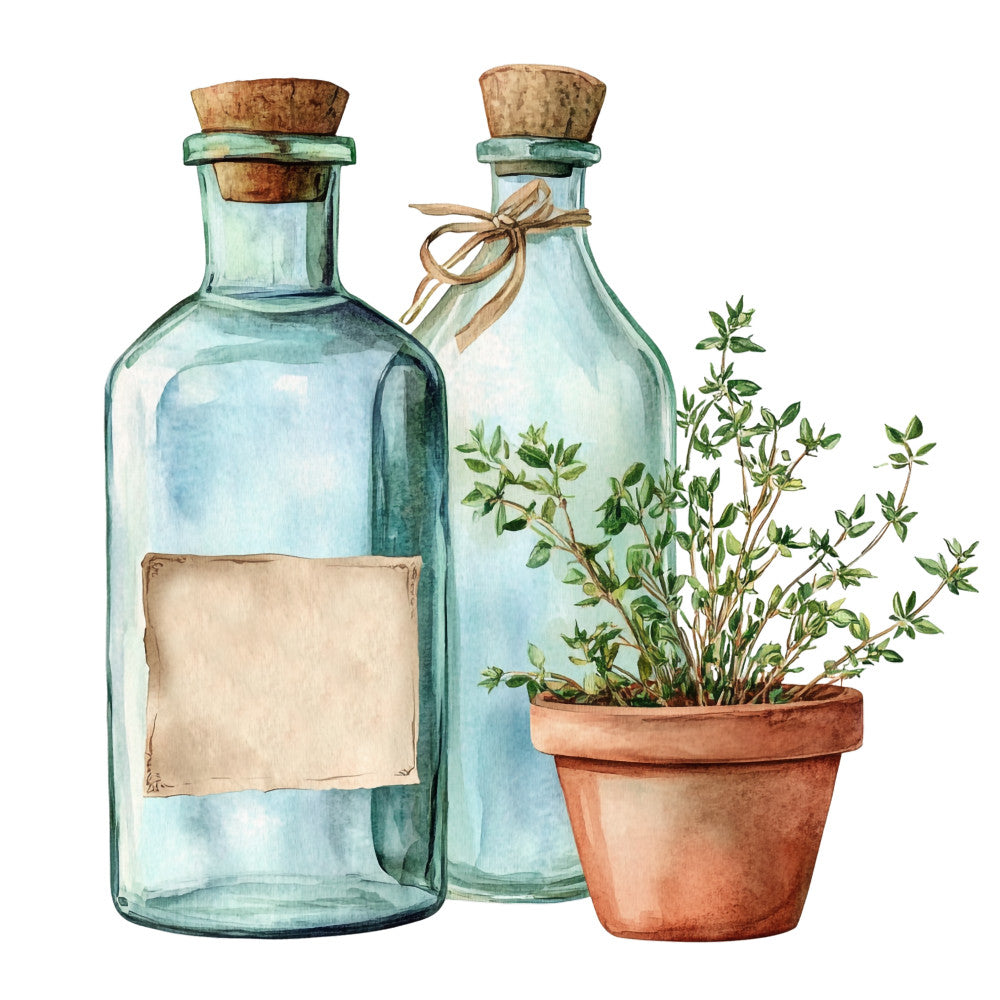 Vintage Garden Fabric Panel 31