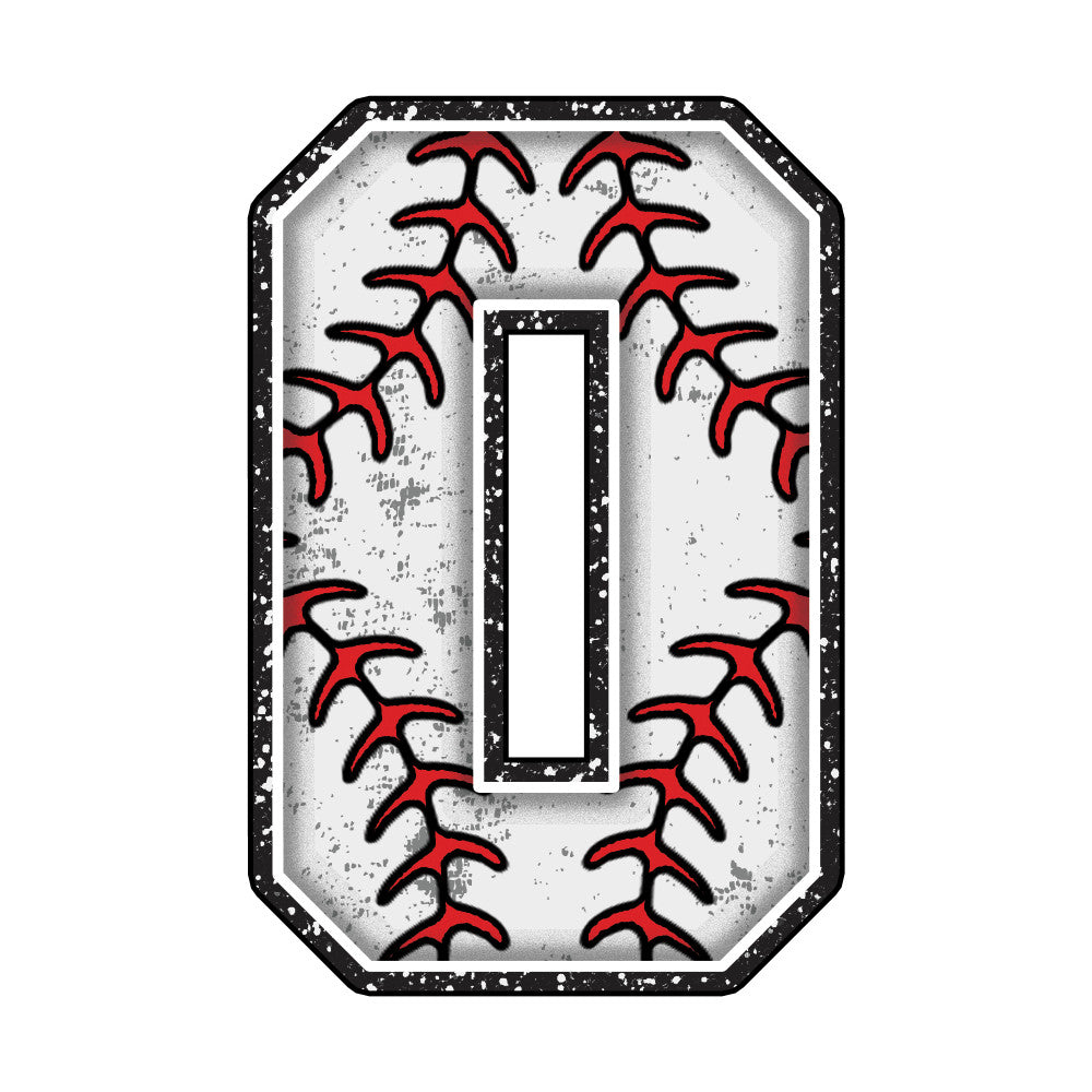 Baseball Alphabet Fabric Panel 1