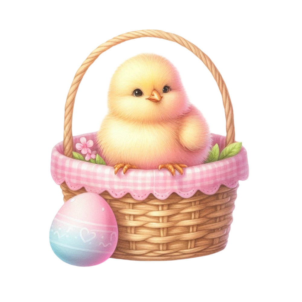 Pastel Chicks Fabric Panel 23