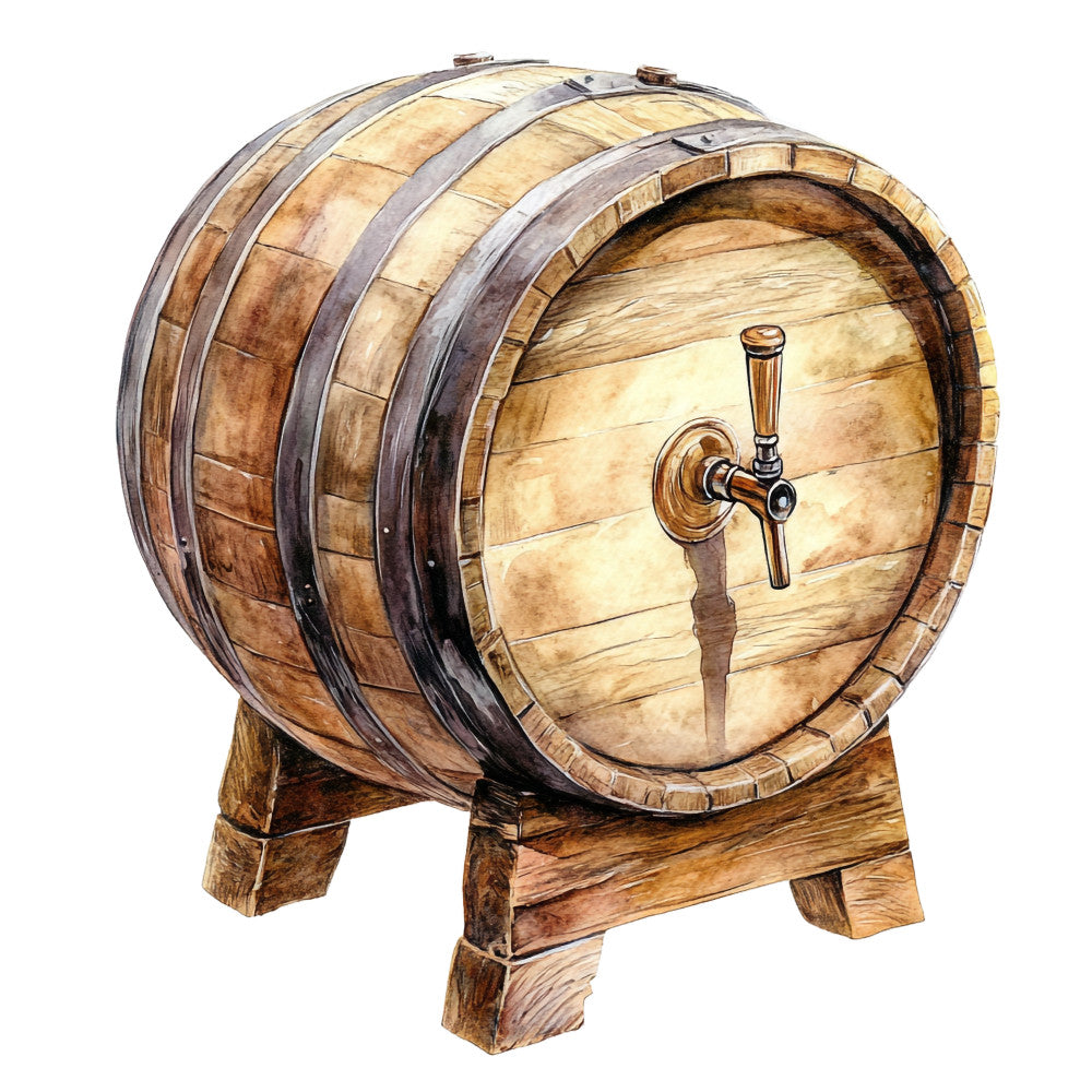 Watercolor Oktoberfest Fabric Panel 2