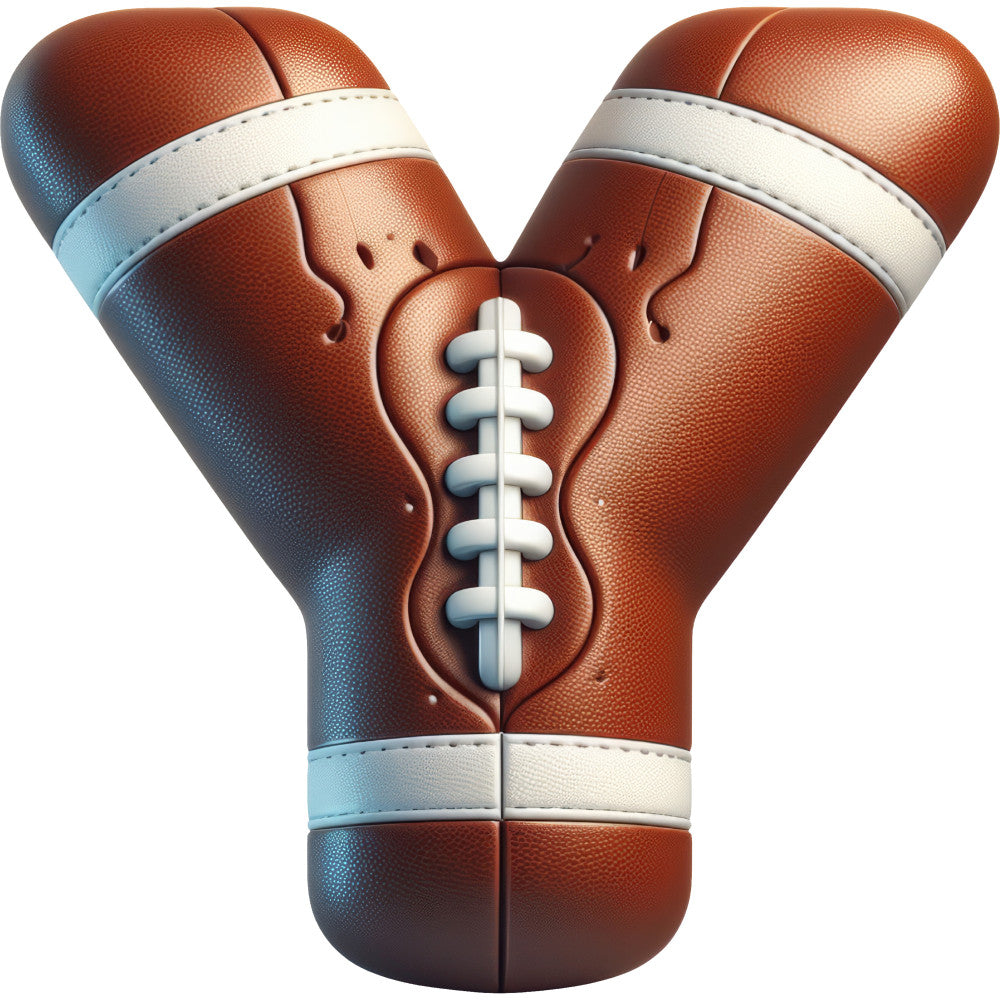 Football Alphabet Fabric Panel 33