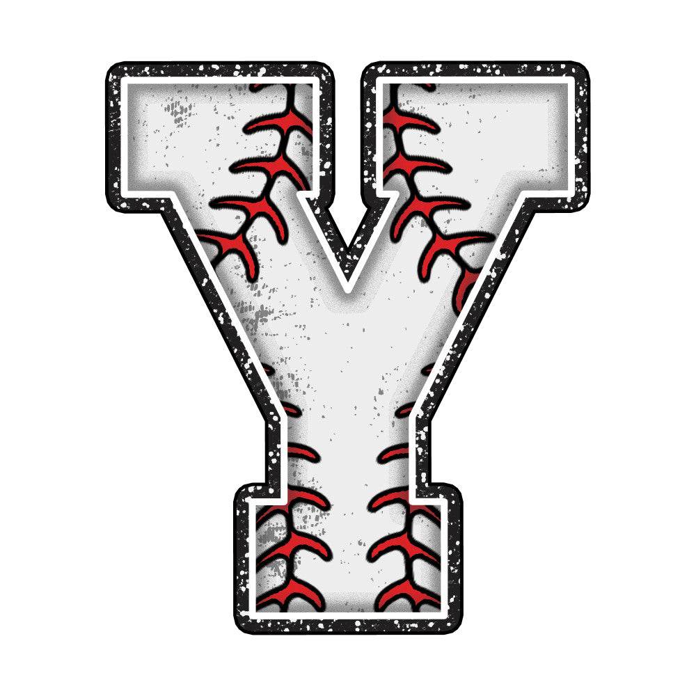 Baseball Alphabet Fabric Panel 34