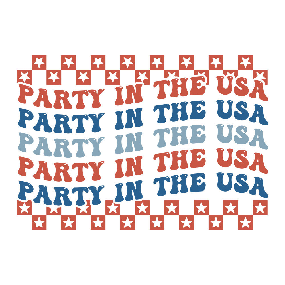 4th of July Retro Fabric Panel 6