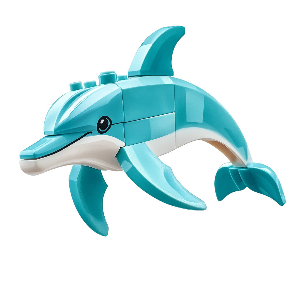 Building Bricks Animals Fabric Panel 5