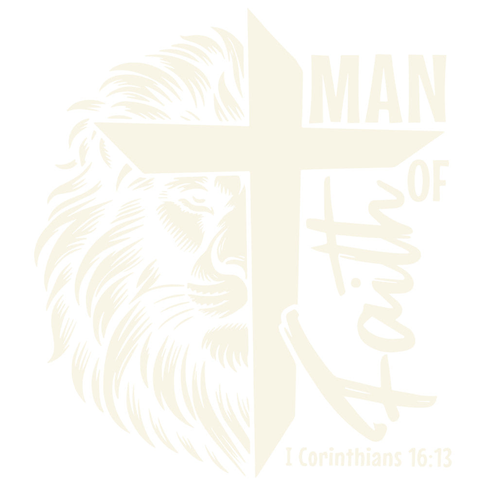 Man of Faith Fabric Panel 1