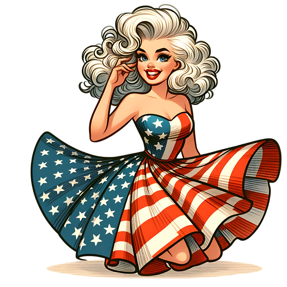 Vintage American Girl Fabric Panel 16