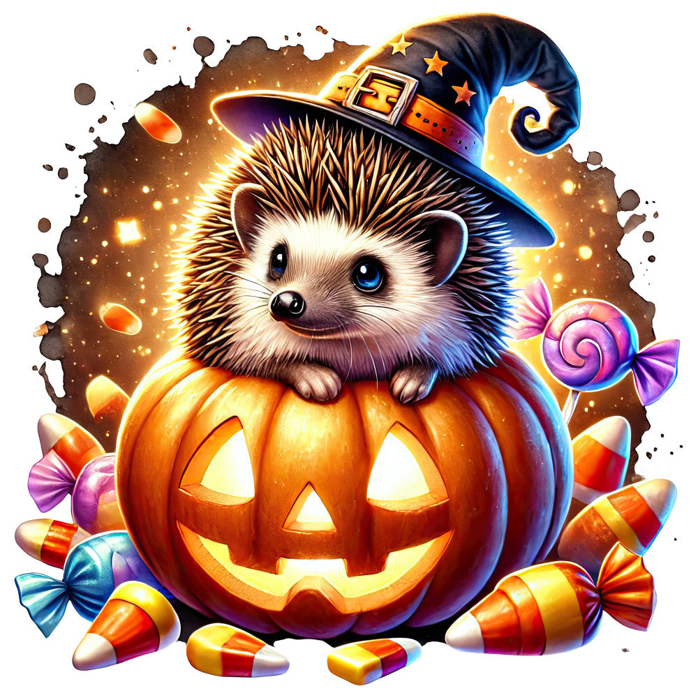 Halloween Wonder Animals Fabric Panel 87