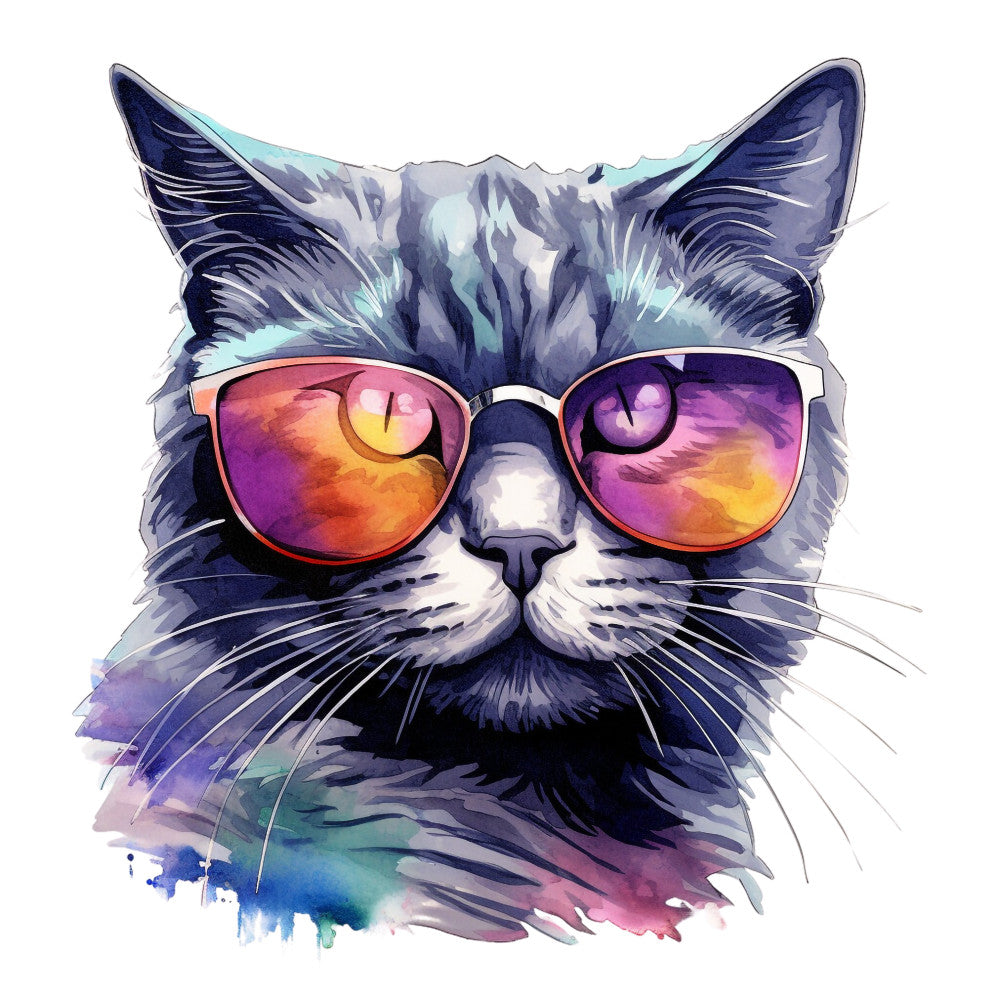 Cats with Sunglasses Fabric Panel 25