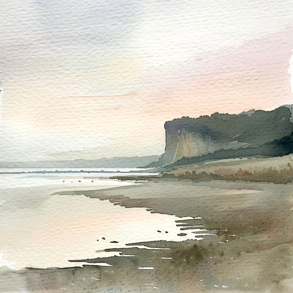 Normandy Travel Art Fabric Panel 7