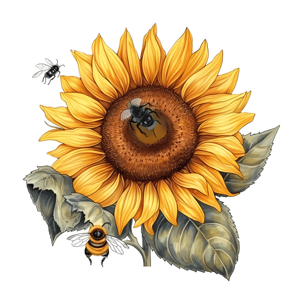 Summer Sunflowers Fabric Panel 8