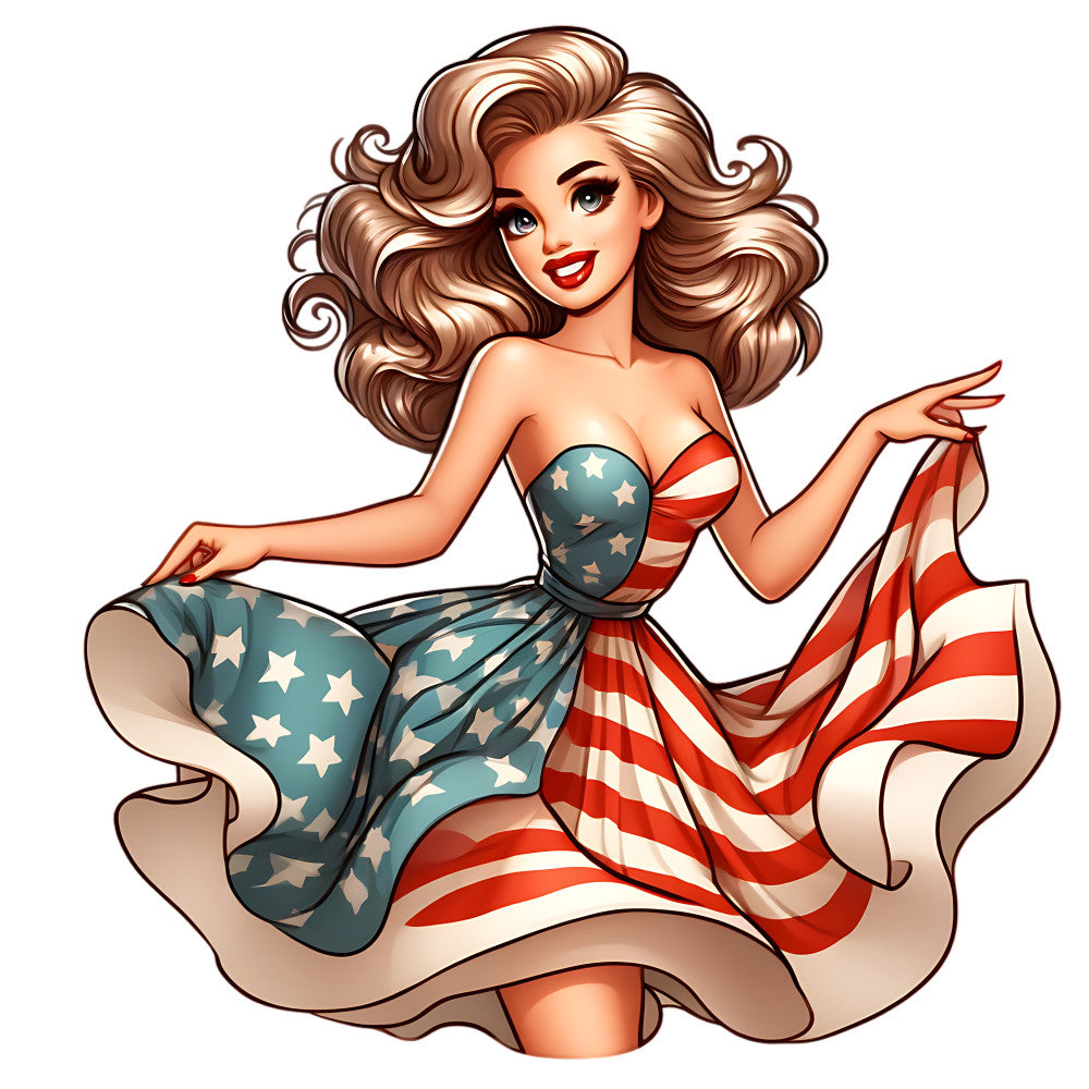 Vintage American Girl Fabric Panel 11