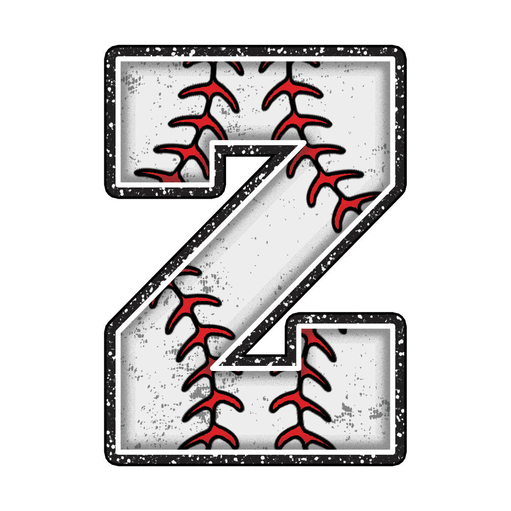 Baseball Alphabet Fabric Panel 35