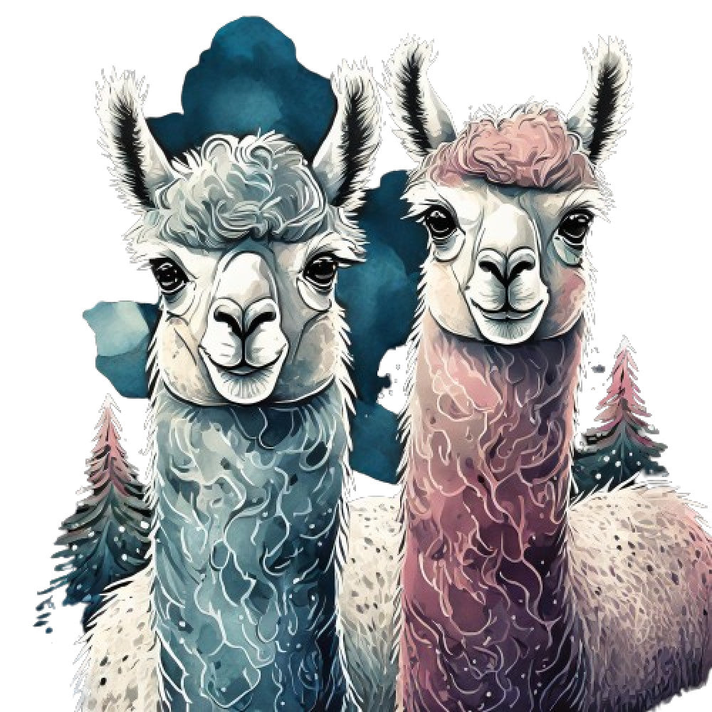 Llama Friends Fabric Panel 2