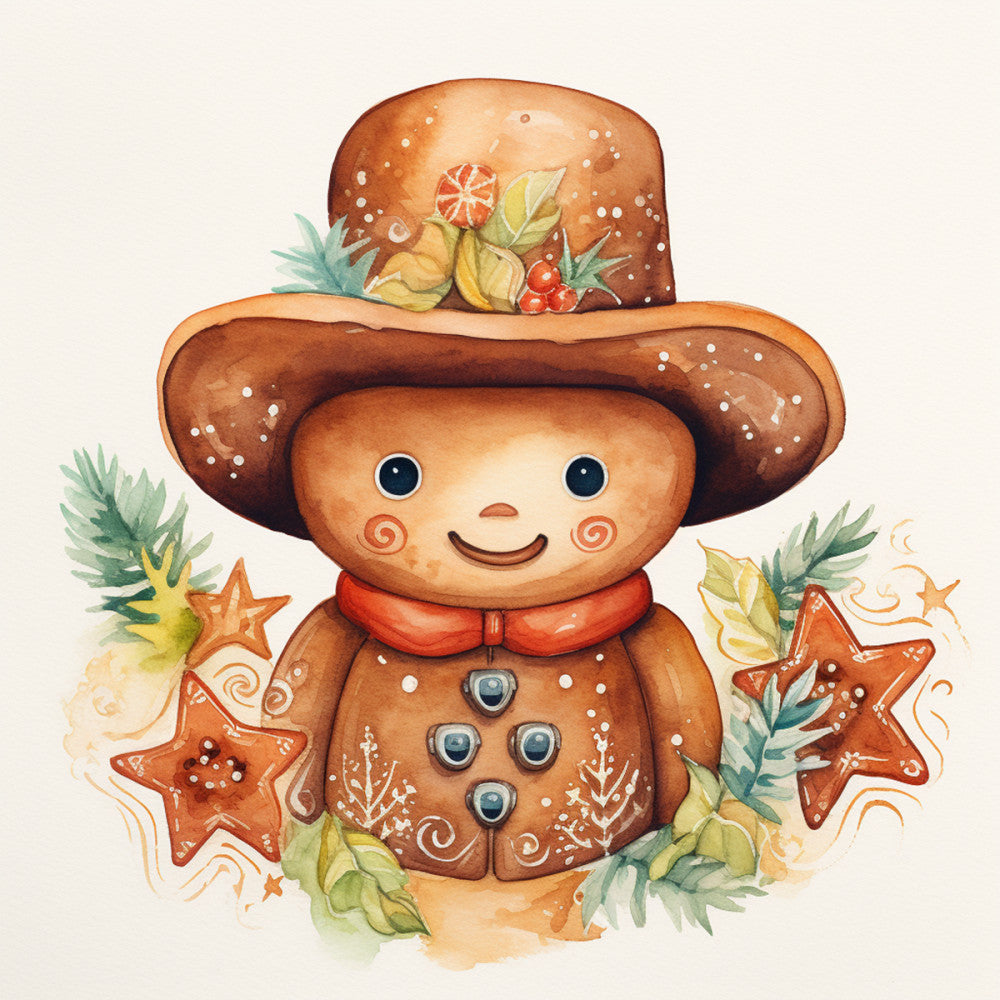 A Country Christmas Fabric Panel 40