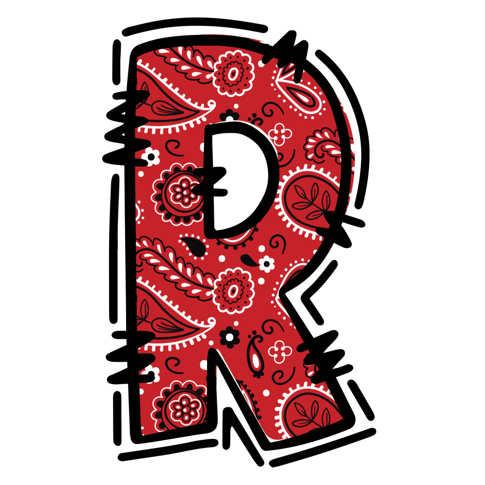 Cowboy Alphabet Fabric Panel 19