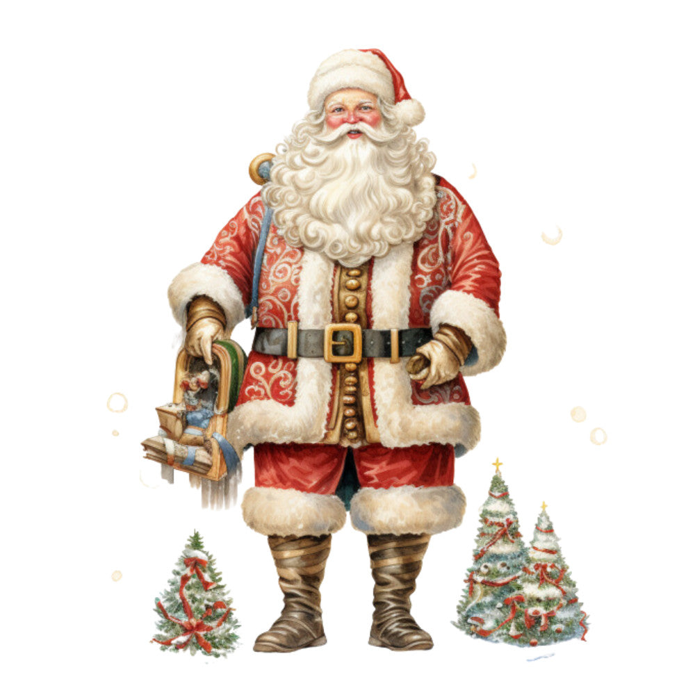 A Retro Christmas Fabric Panel 24