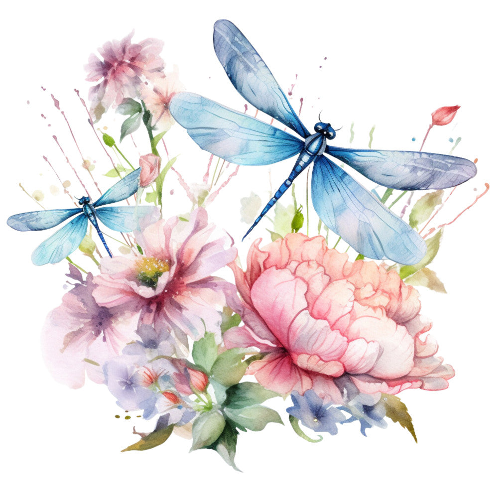 Beautiful Dragonfly Fabric Panel 2