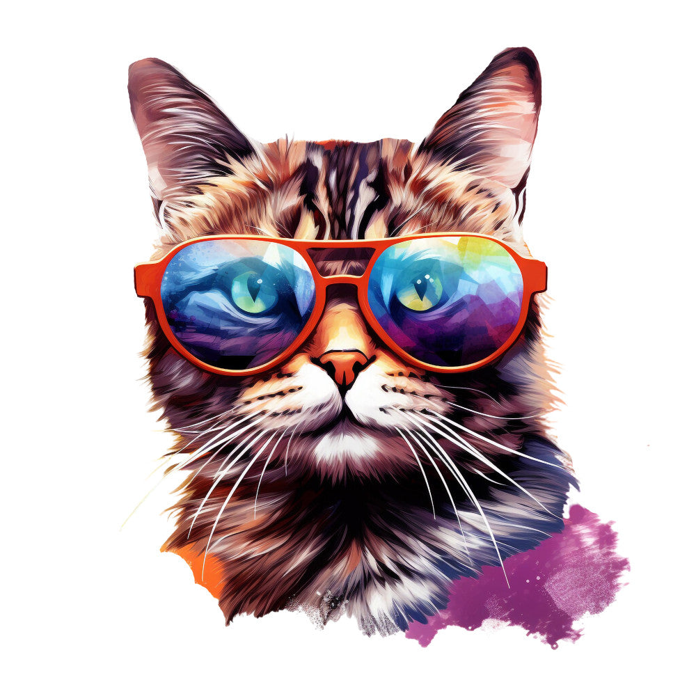 Cats with Sunglasses Fabric Panel 40