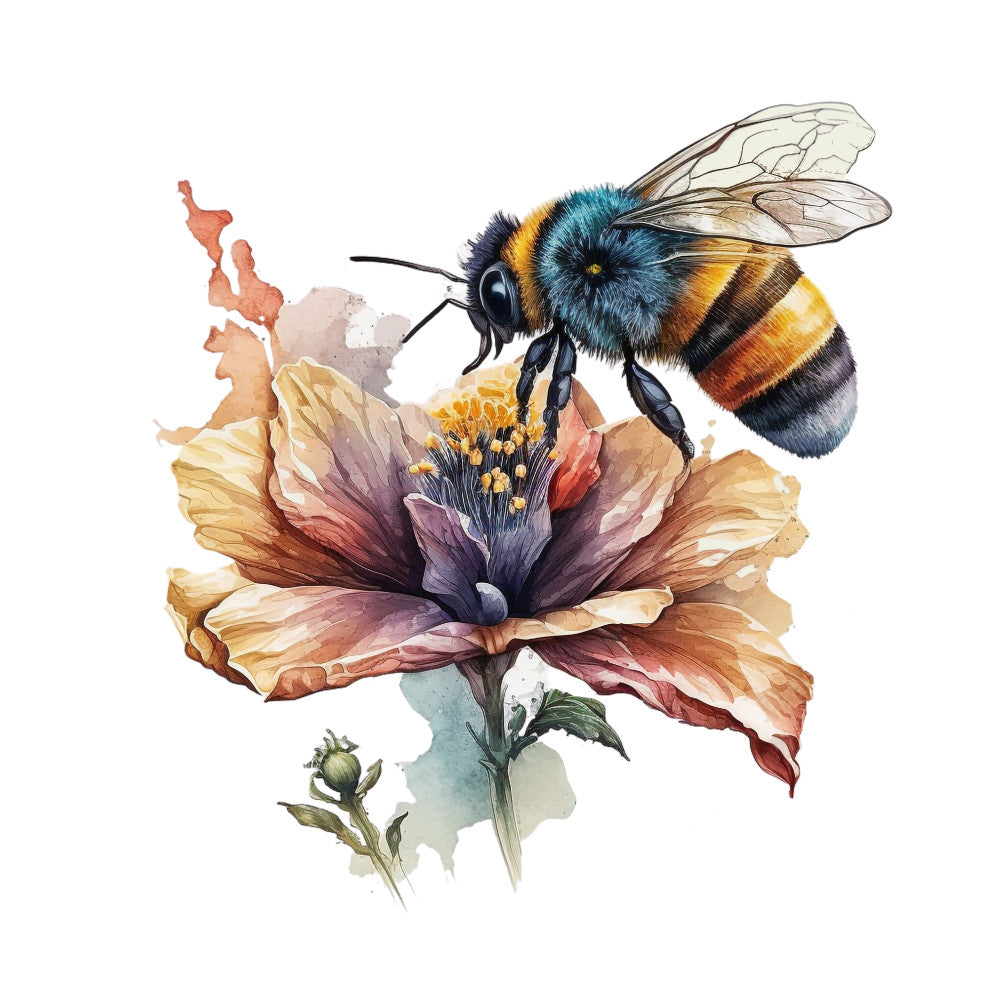 Honey Bees Fabric Panel 4