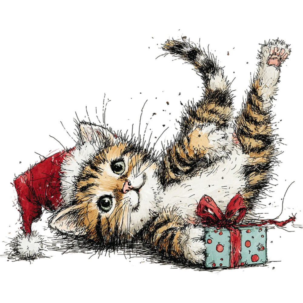 1st Whimsical Christmas Fabric Panel 166