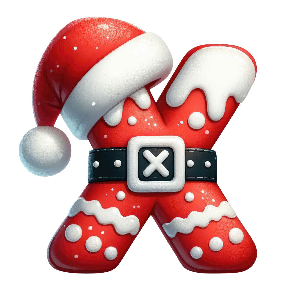 Santa Claus Alphabet Fabric Panel 16