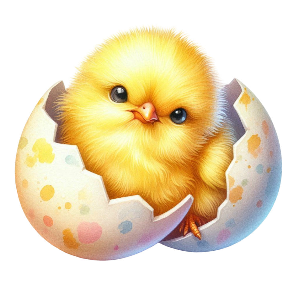 Pastel Chicks Fabric Panel 4