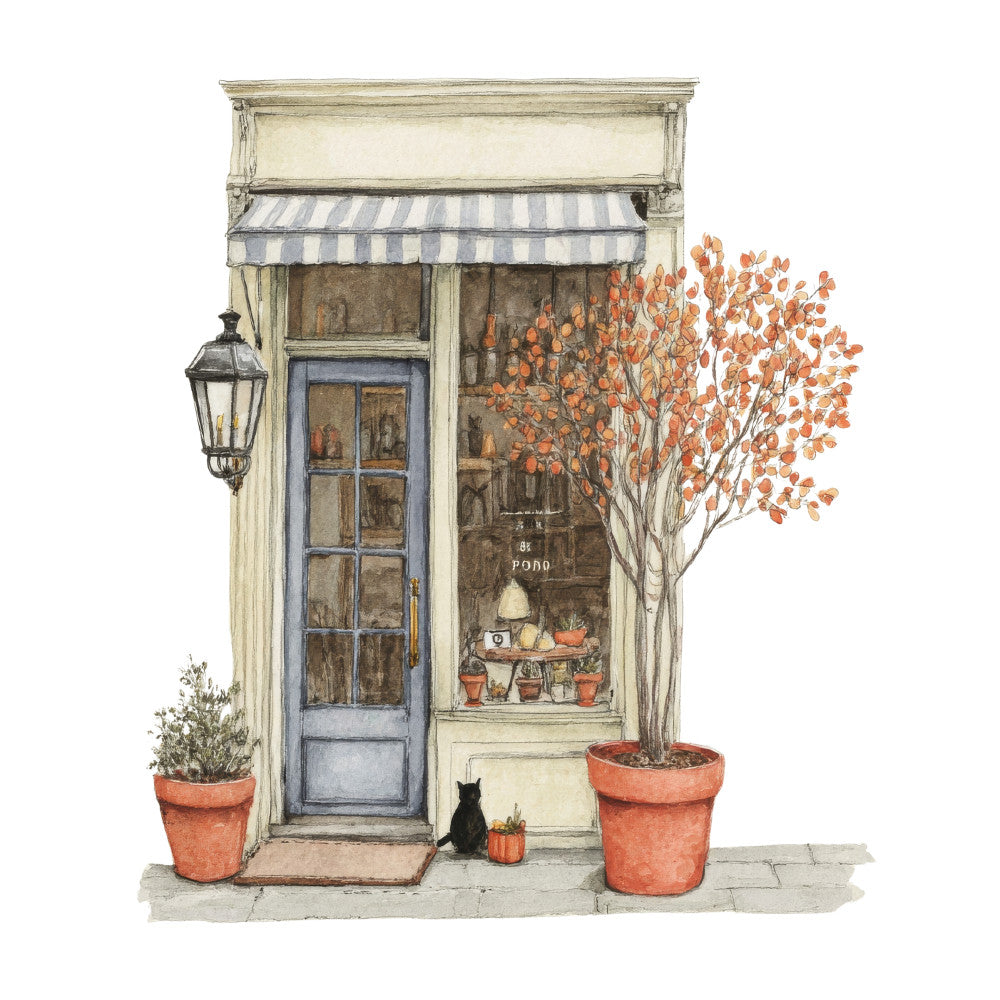 Cozy Autumn Cats Fabric Panel 26