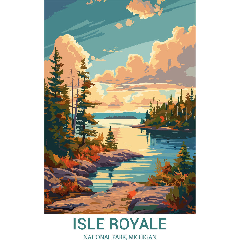 National Parks Posters Fabric Panel 27