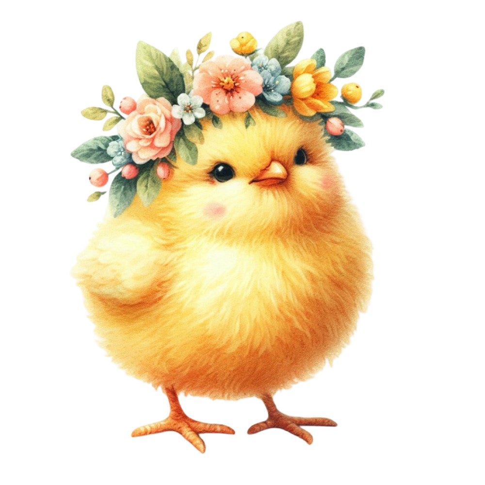 Pastel Chicks Fabric Panel 22