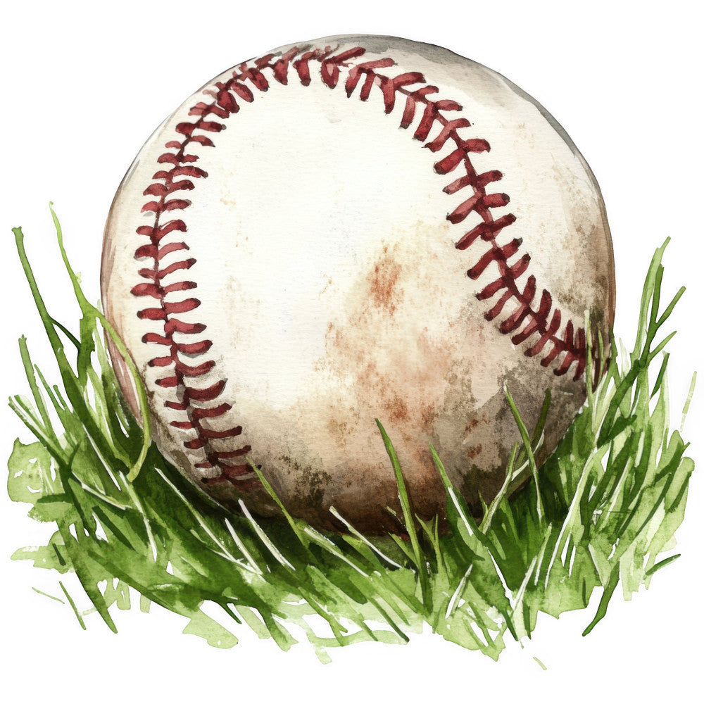 baseball, sports, cream, ivory, white, dark red, burgundy, maroon, grass green, sage green, athletic, vintage sports, americana, outdoor, summer, spring, nature, realistic, sports themed, baseballs, stitched, game day, recreation, casual, traditional, boys, youth, diamond, field, grass motif