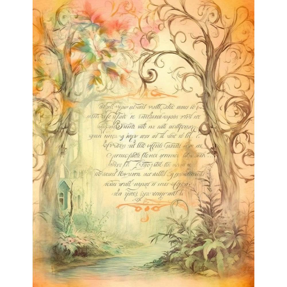 Enchanted Forest Fabric Panel 10