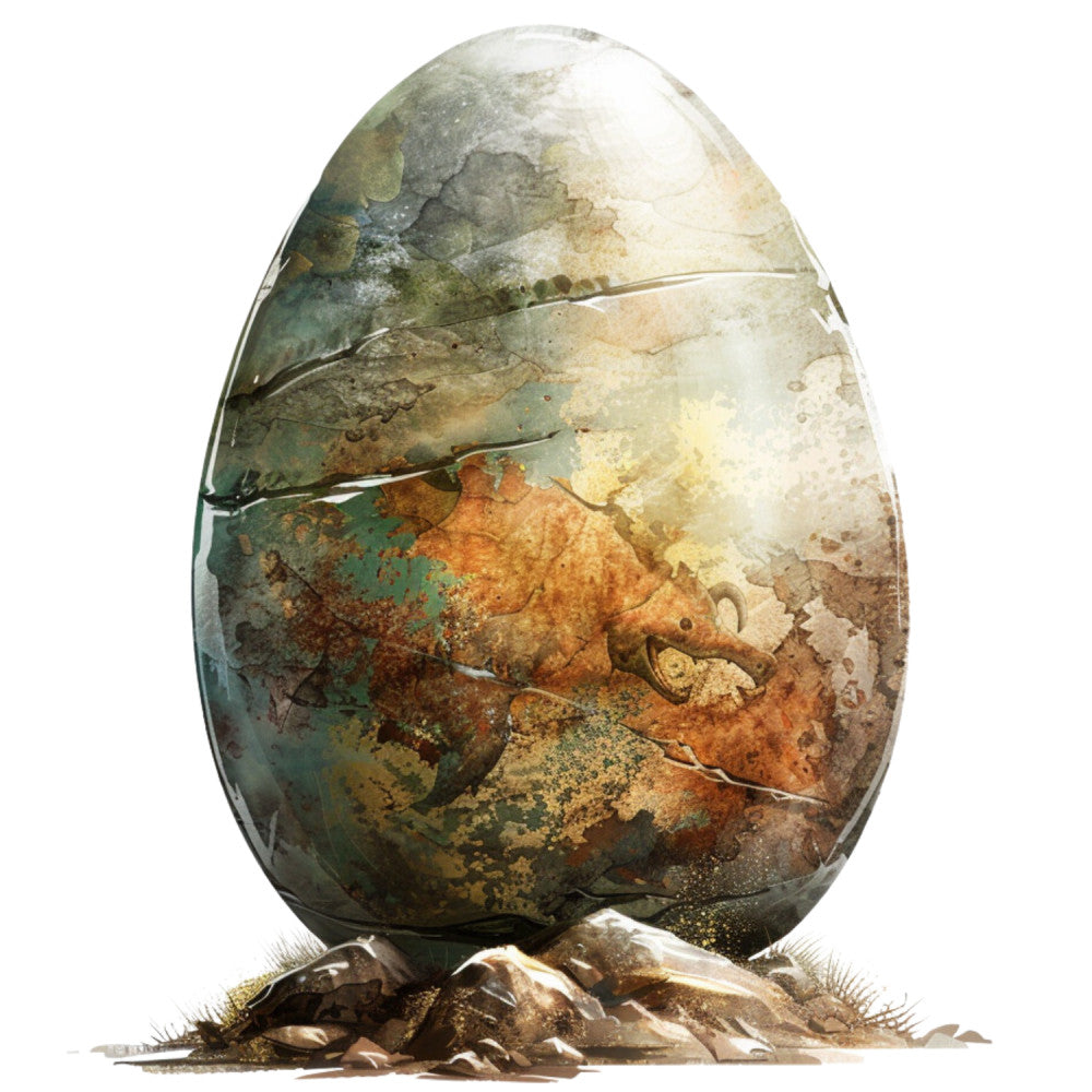 Watercolor Dinosaurs Fabric Panel 10