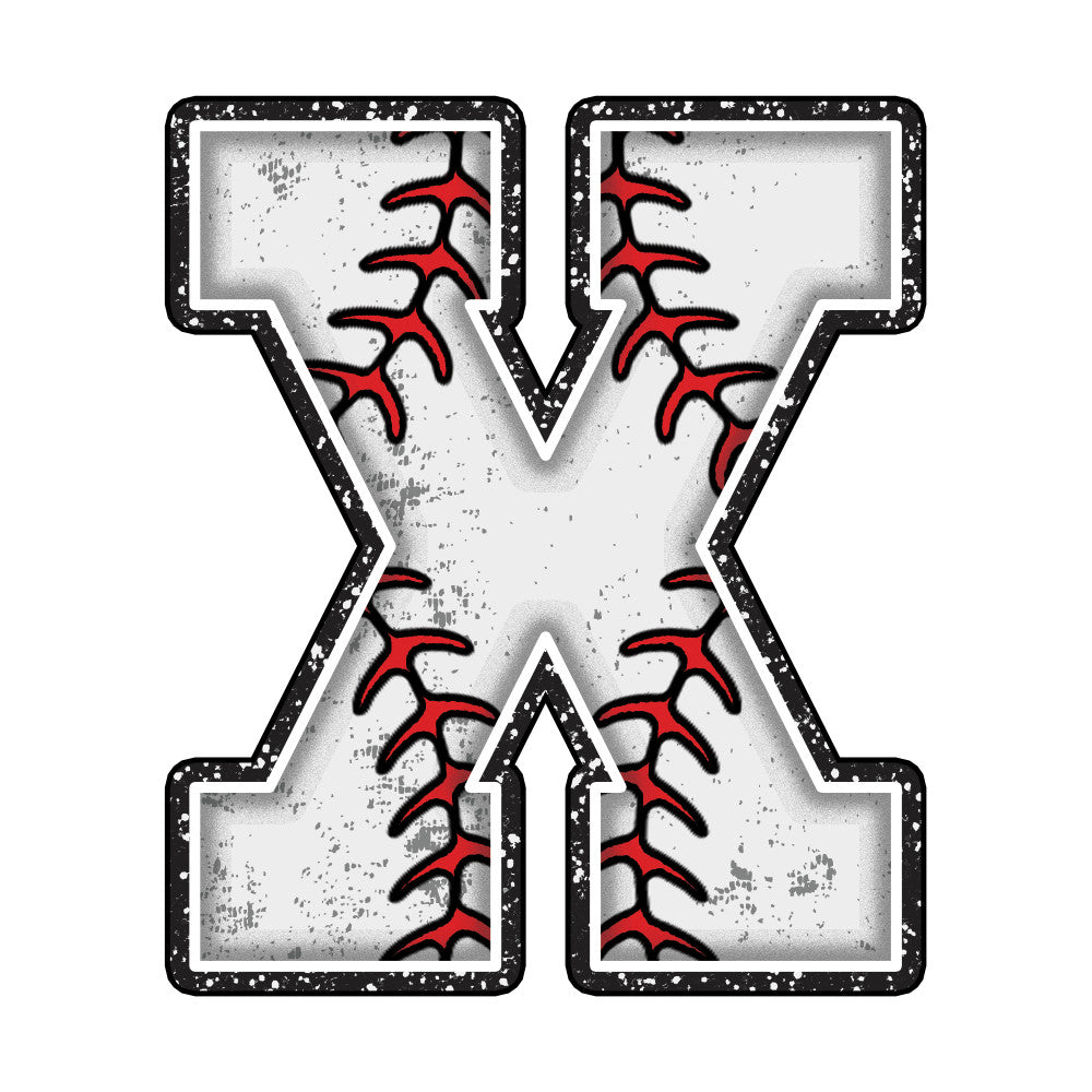 Baseball Alphabet Fabric Panel 33