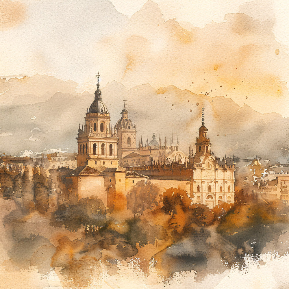 Spain Travel Art Fabric Panel 6