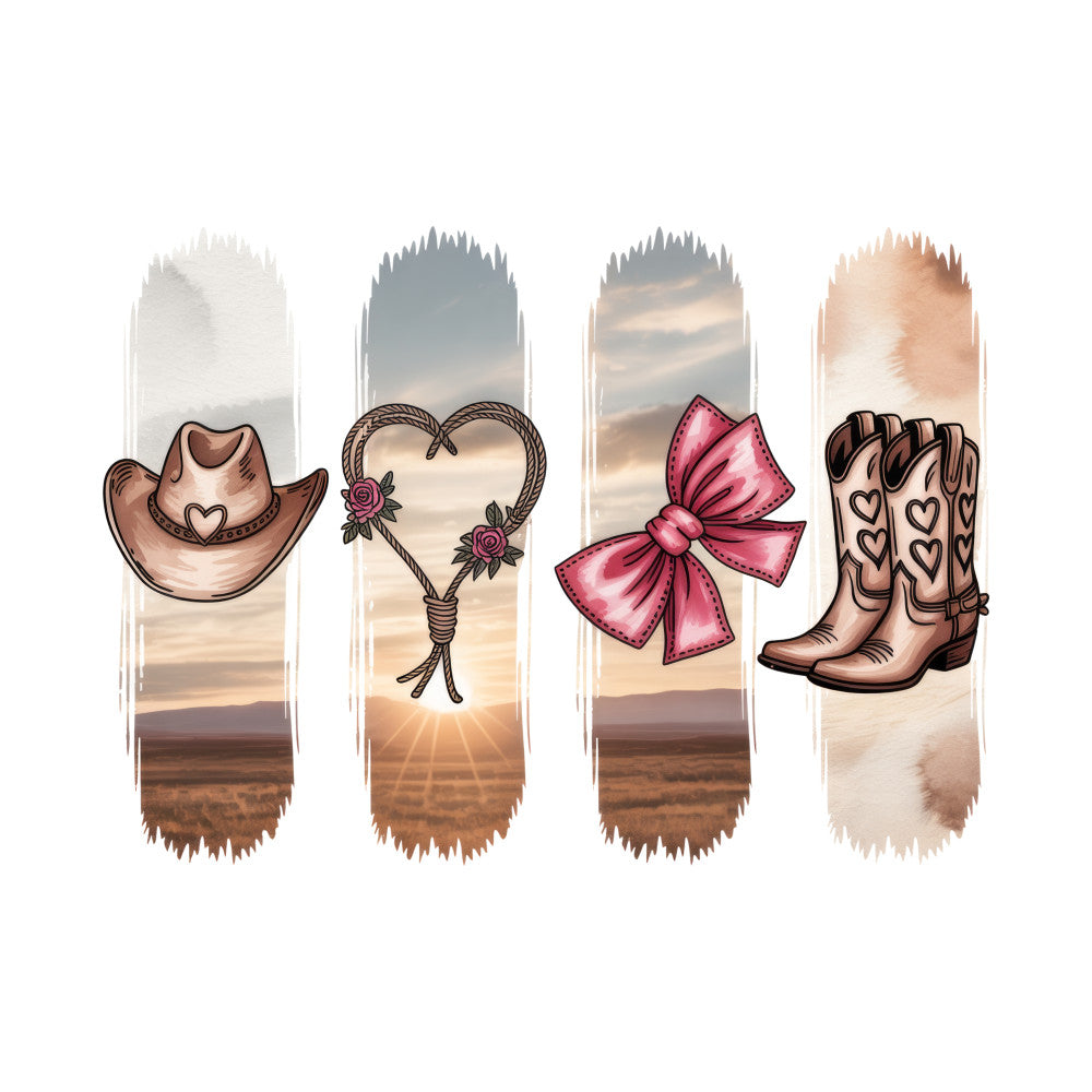 Western Brushstroke Fabric Panel 18