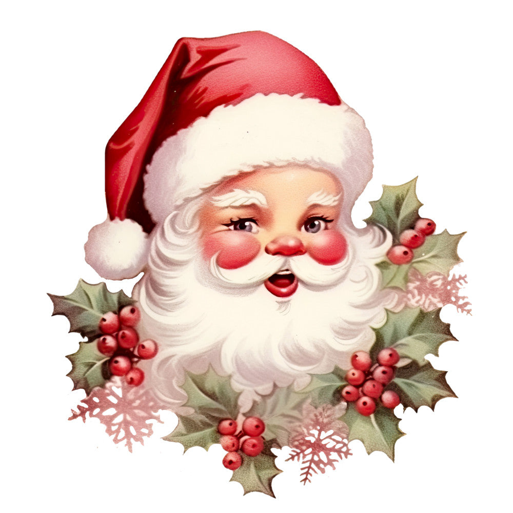 Retro Santa Claus Fabric Panel 5