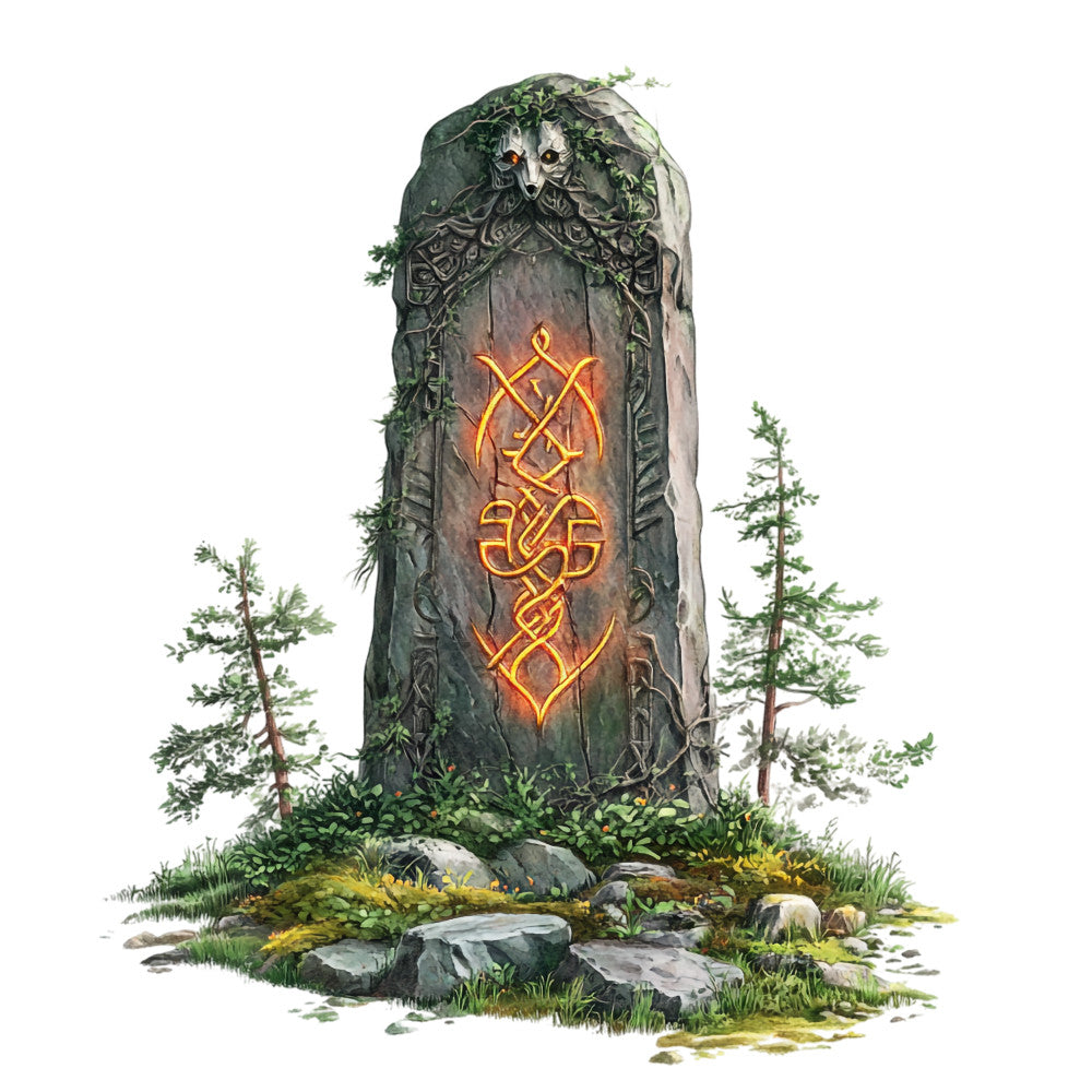 Nordic Totems Fabric Panel 35