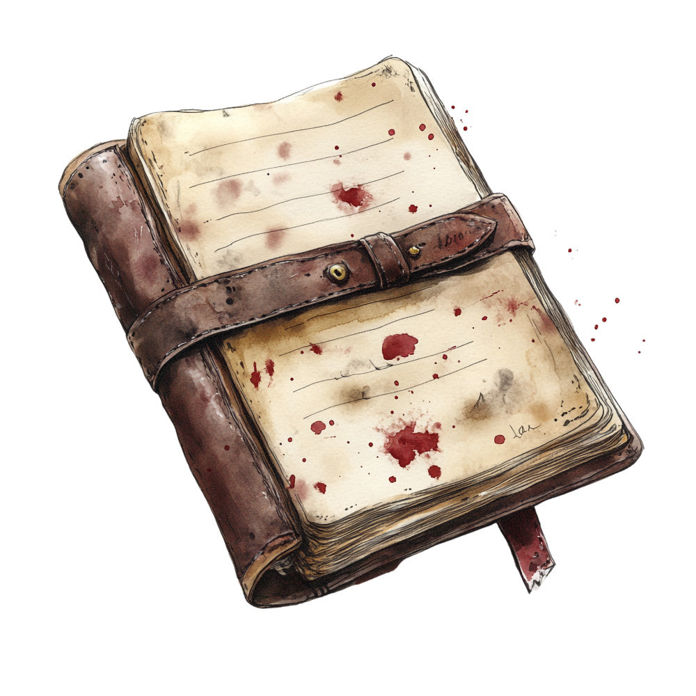 Murder Mystery Fabric Panel 20