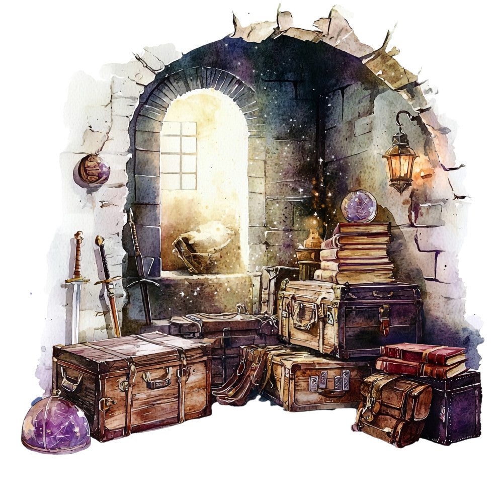 Wizard School Fabric Panel 29