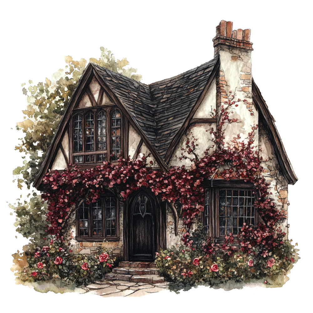 Gothic Cottage Fabric Panel 14