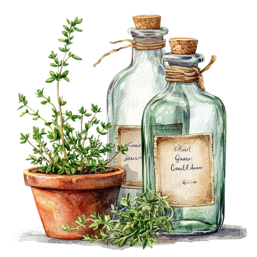 Vintage Garden Fabric Panel 37