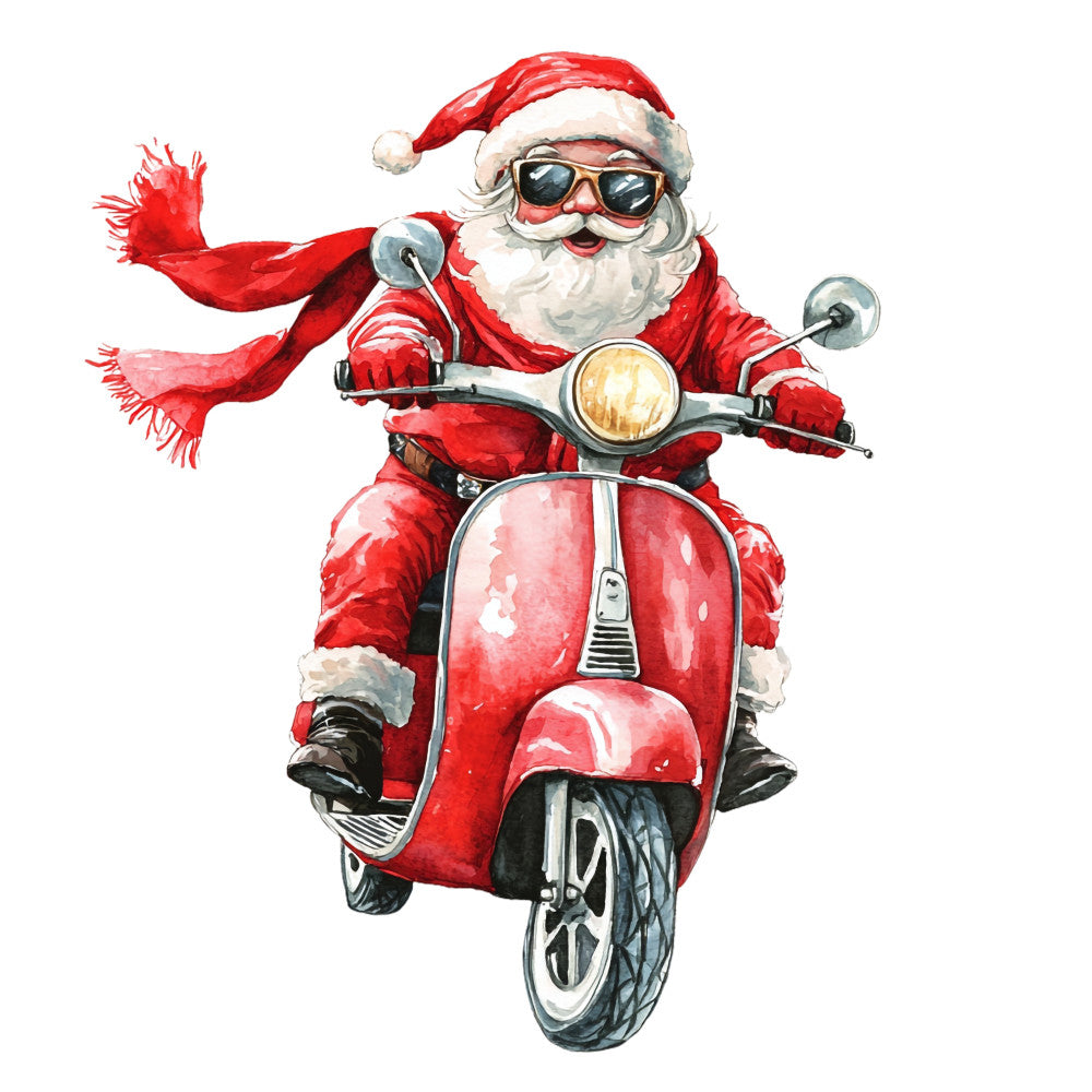 Santas Day Off Fabric Panel 9