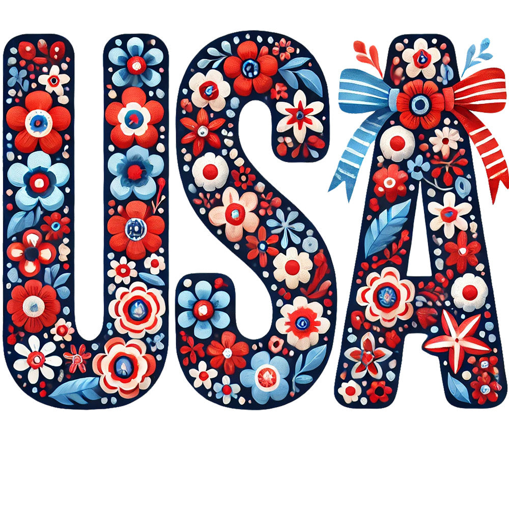 Funny 4th of July Fabric Panel 7