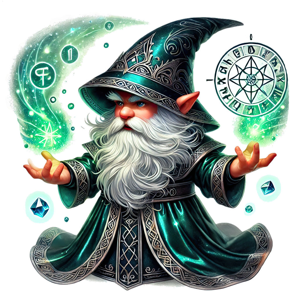 Wizard Gnomes Fabric Panel 18