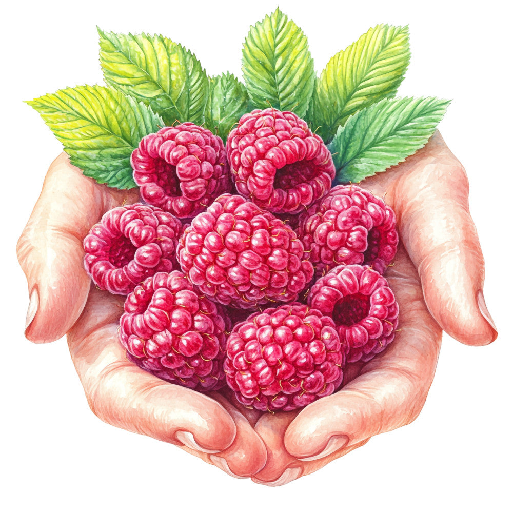 Raspberry Gardens Fabric Panel 31