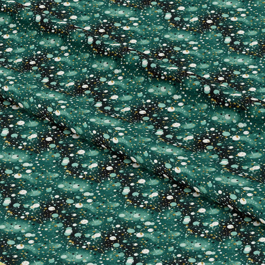 Green Confetti Pattern 8 Quilting Cotton Fabric