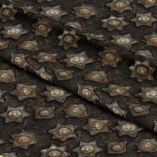 The Western Life Pattern 40 Quilting Cotton Fabric