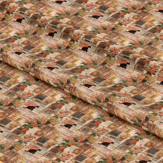 Cottagecore Scrapbook Pattern 4 Quilting Cotton Fabric