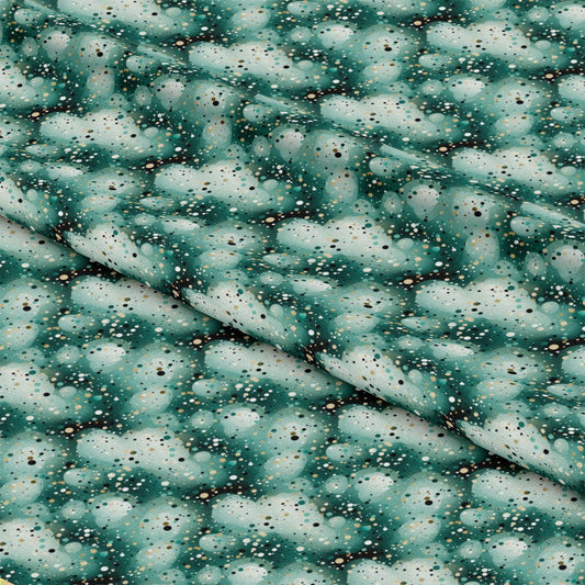 Green Confetti Pattern 9 Quilting Cotton Fabric